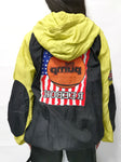 Track Jacket REEBOK Basketball Negra y Lima / Talla XL