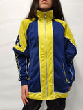 Track Jacket KAPPA Azul & Lima / Talla M