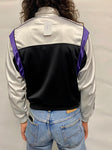 Track Jacket KAPPA Negro, Blanco y Morado / Talla M
