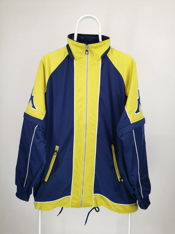 Track Jacket KAPPA Azul & Lima / Talla M