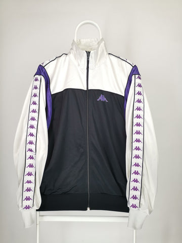 Track Jacket KAPPA Negro, Blanco y Morado / Talla M