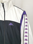 Track Jacket KAPPA Negro, Blanco y Morado / Talla M