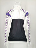Track Jacket KAPPA Negro, Blanco y Morado / Talla M