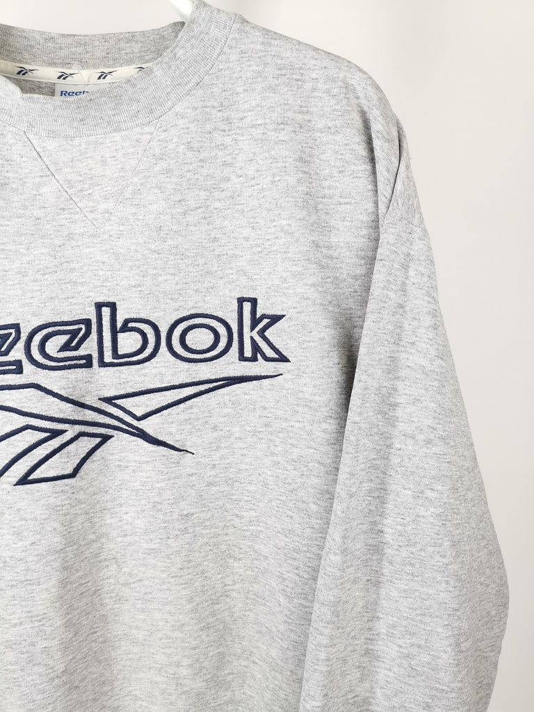 Sudadera reebok vintage mujer blanco top