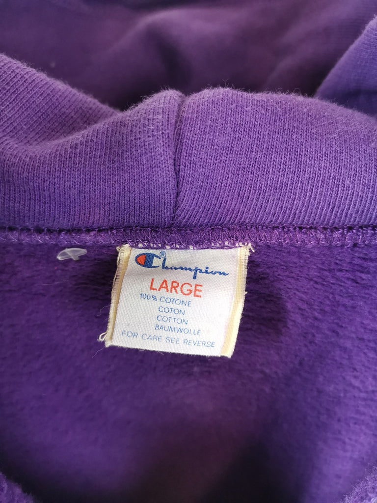 desconcertado Talla Por adelantado Sudadera Vintage 70 Anniversary CHAMPION Morada / Talla L – BIBA Vintage