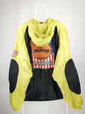 Track Jacket REEBOK Basketball Negra y Lima / Talla XL