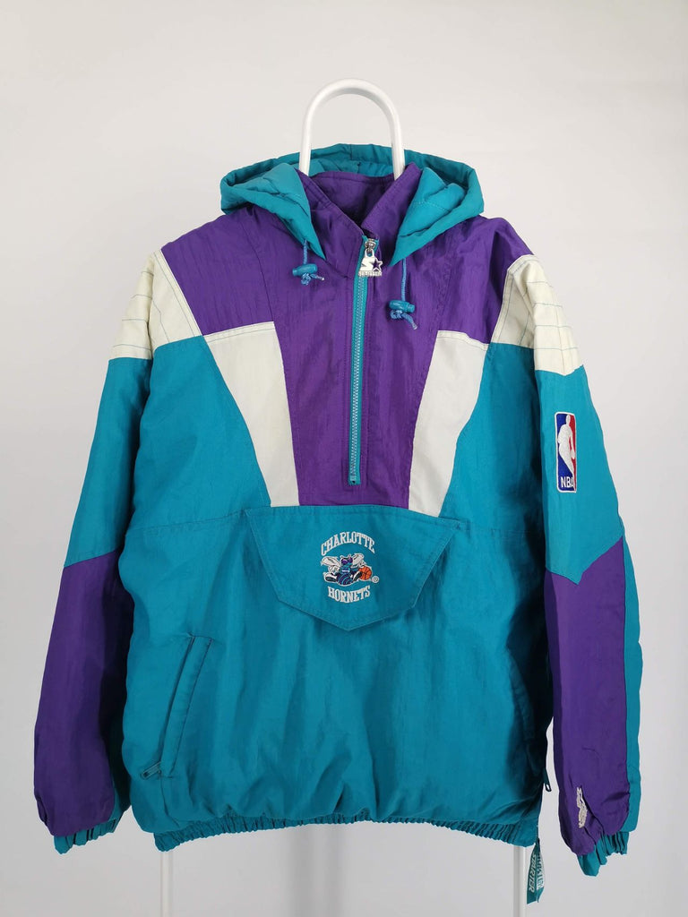 Cazadora STARTER HORNETS NBA Talla L XL BIBA Vintage